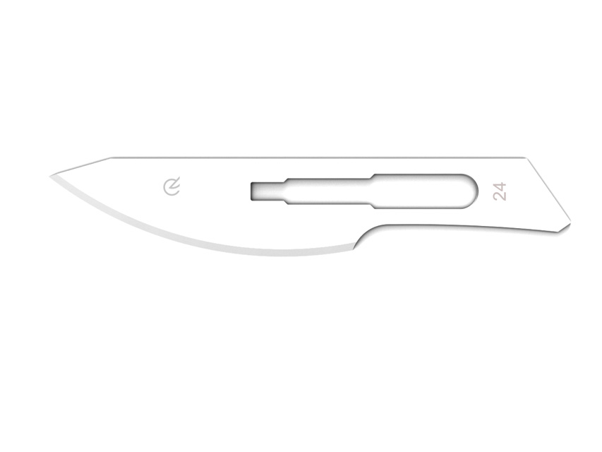 [27008] GIMA CARBON Blades No. 24 STERILE