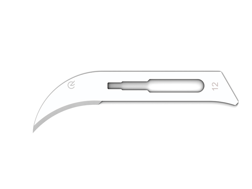 [27002] GIMA CARBON Blades No. 12 STERILE