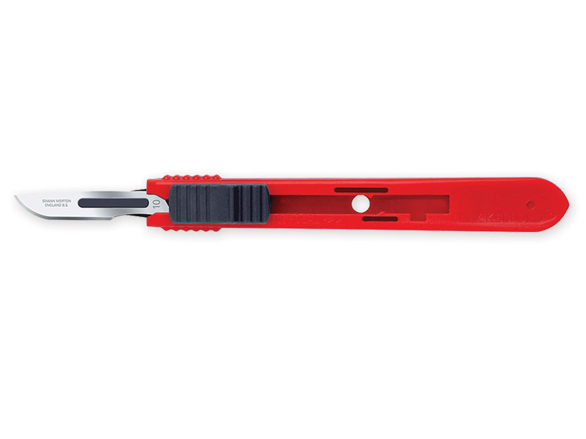 [22440] SWANN-MORTON SAFETY BISTURES STAINLESS STEEL BLADE No. 10 - sterile