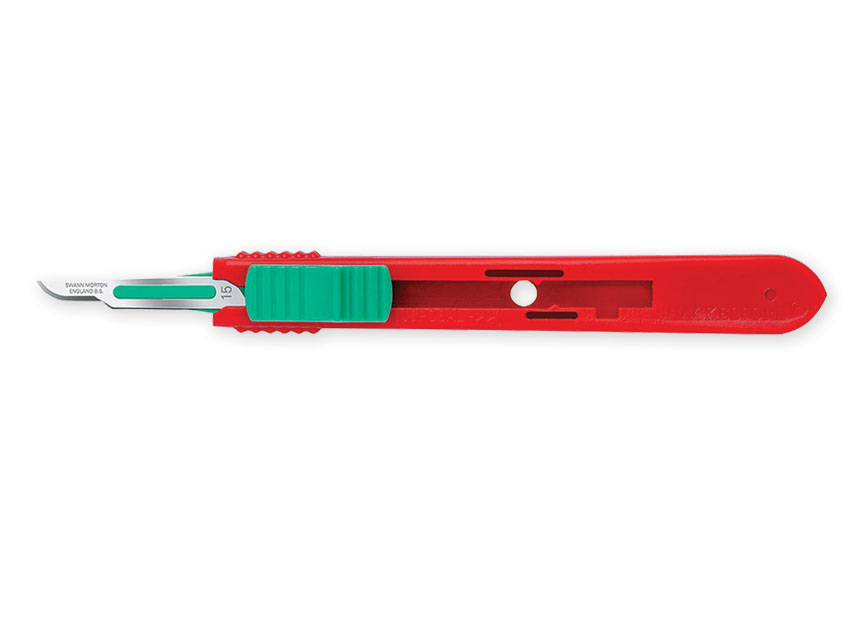 [22443] SWANN-MORTON SAFETY BISTURES STAINLESS STEEL BLADE No. 15 - sterile