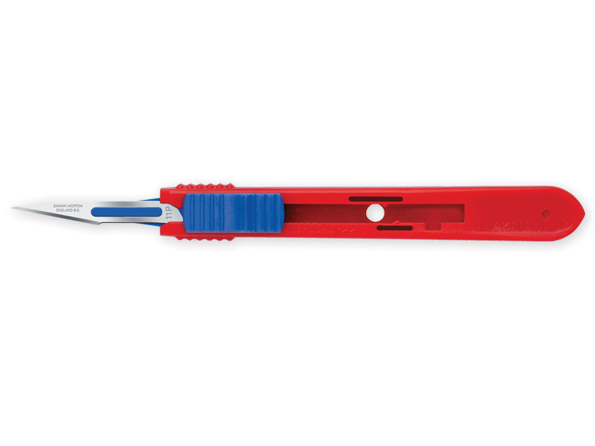 [22441] SWANN-MORTON SAFETY BISTURES STAINLESS STEEL BLADE No. 11P - sterile