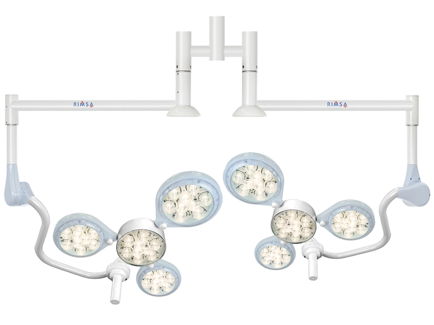 [49154] QUATTROLUCI LED LAMP - ceiling mounted, double
