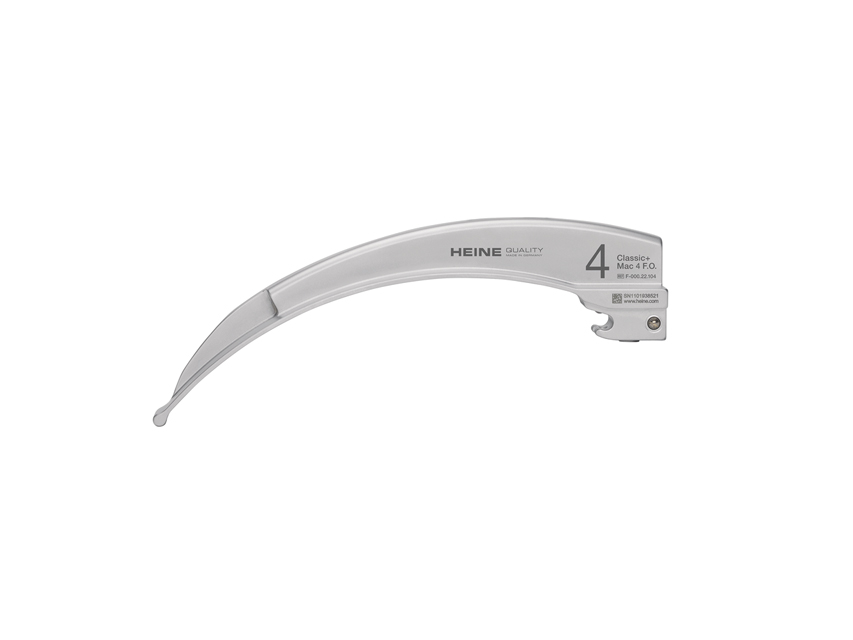 [34421] LARYNGEAL BLADE F.O. HEINE - MAC 4