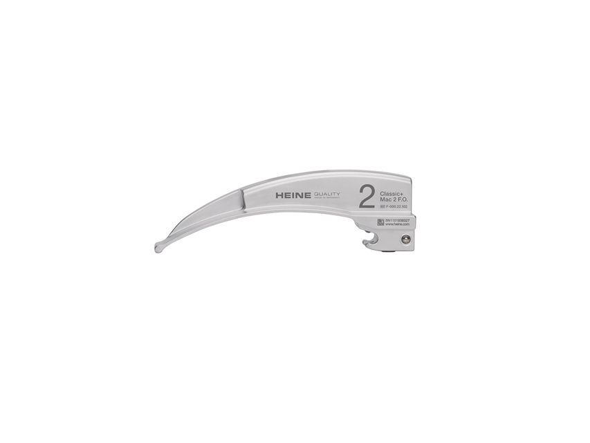 [34419] LARYNGEAL BLADE F.O. HEINE - MAC 2