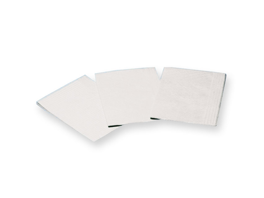 [25233] POLYTHENATED TOWELS 33x45 cm - white