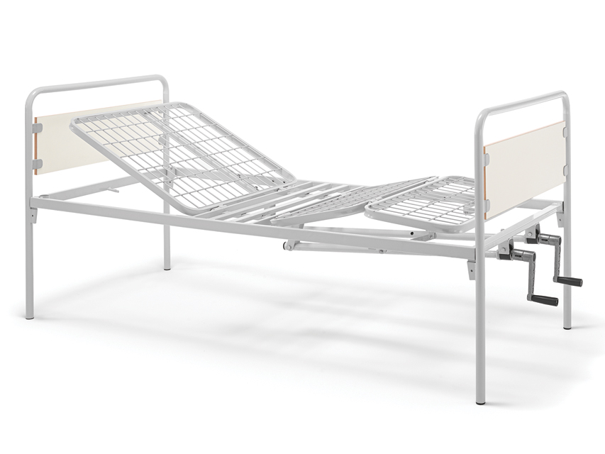 [44732] THREE SECTION BED - 2 cranks - with feet