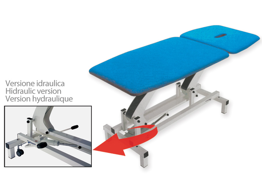[27586] BRUXELLES BED - hydraulic - blue