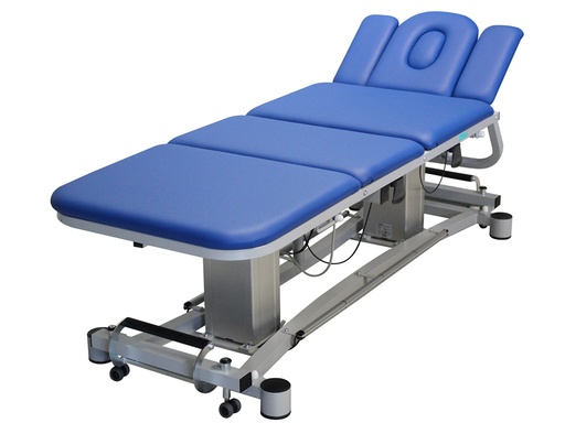 [44531] 4 SECTION TREATMENT BED WITH VARIABLE HEIGHT - blue