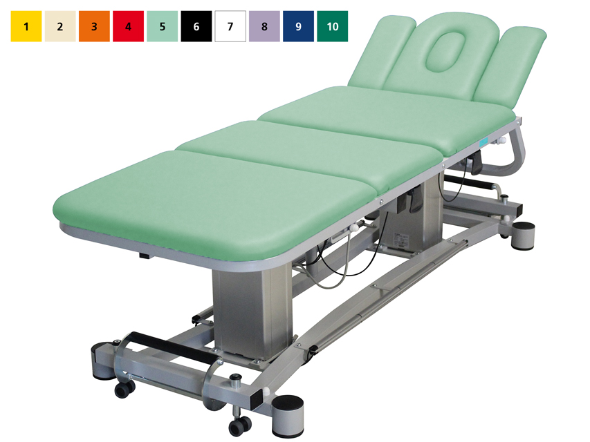 [44535] 4 SECTION TREATMENT BED WITH VARIABLE HEIGHT - choice of colour