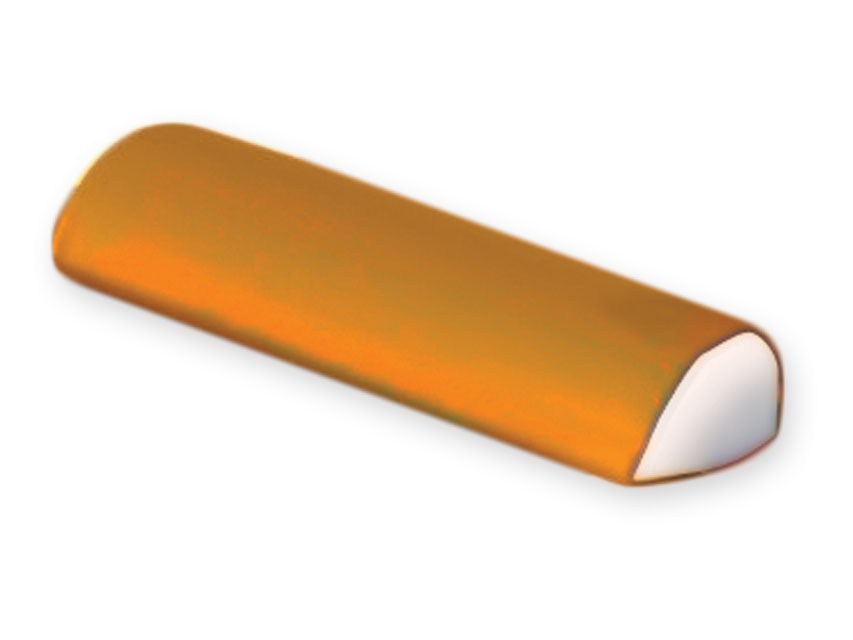[44550] SEMICYLINDRIC CUSHION 20x50x10 cm - orange