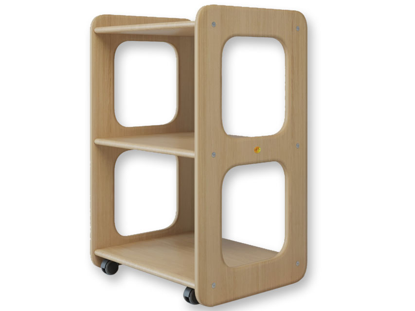 [27443] DANTE WOODEN TROLLEY
