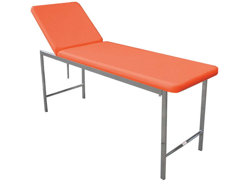 [27445] VISITA CLASSIC BED - chrome - apricot