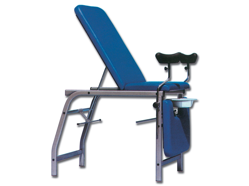 [27505] 3-SECTION GYNECOLOGICAL BED - blue