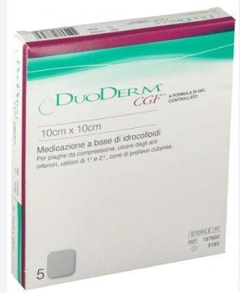 [SDF09004] Duoderm CGF hydrocolloid dressing 10x10
