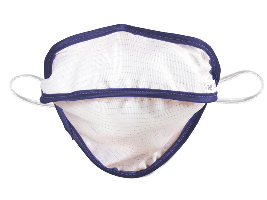[20765] REUSABLE MASK MYCROCLEAN BFE 99.8% - white/blue