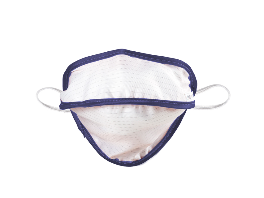 [20770] MYCROCLEAN REUSABLE MASK JUNIOR/ADULT SMALL BFE 99.8% - white/blue