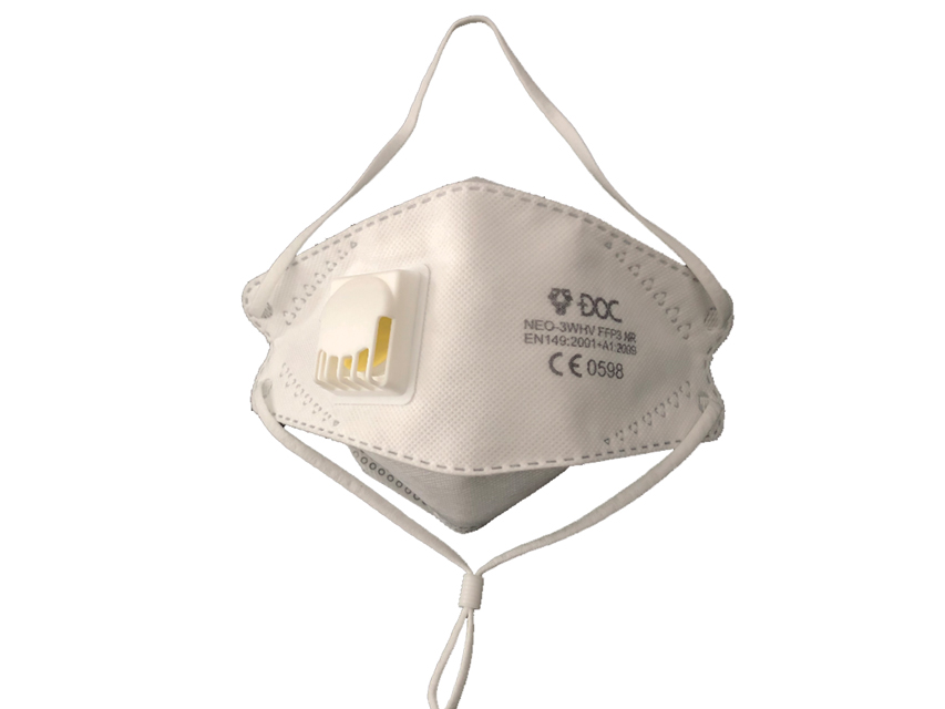 [20786] MASK FFP3 NR GIMA HALO with valve, with laces