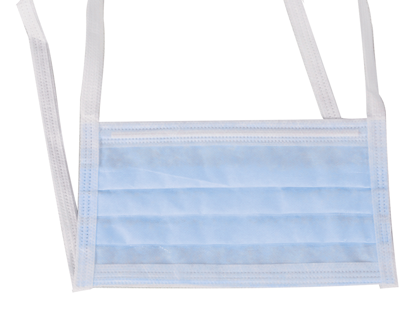 [20704] SURGICAL MASK 4 VEILS 98% FILTRATION - blue with laces - type IIR