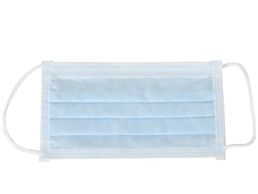 [20702] SURGICAL MASK 4 VEILS 98% FILTRATION - blue with elastic bands - type IIR