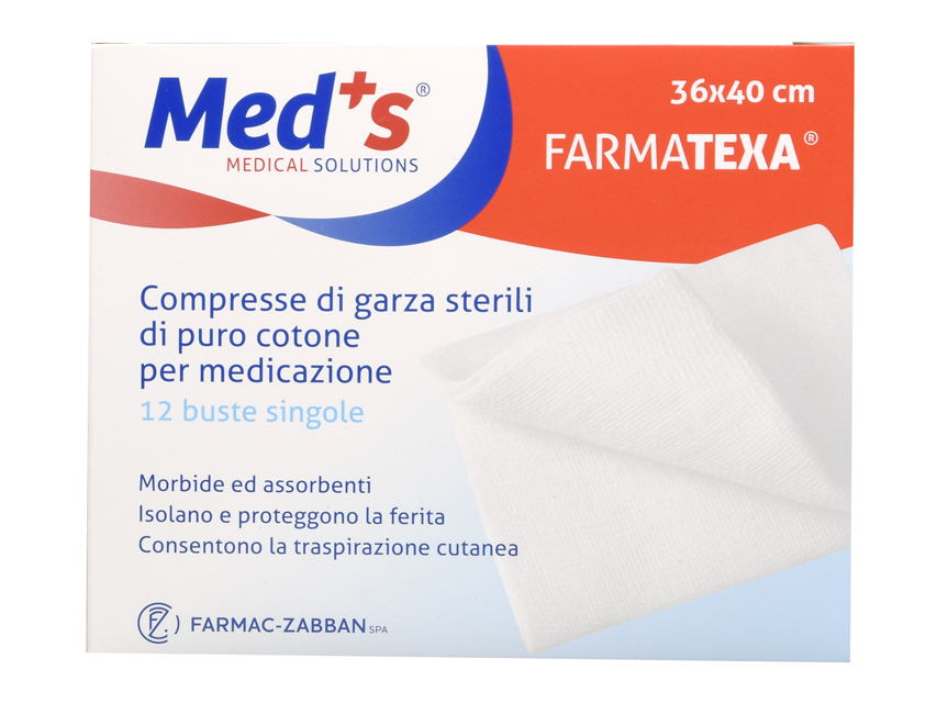 [34769] COTTON GARZA COMPRESSES 36X40 cm - boxes of 12