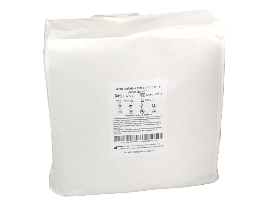 [34790] COTTON GARZA 10x10 cm 1 kg pack