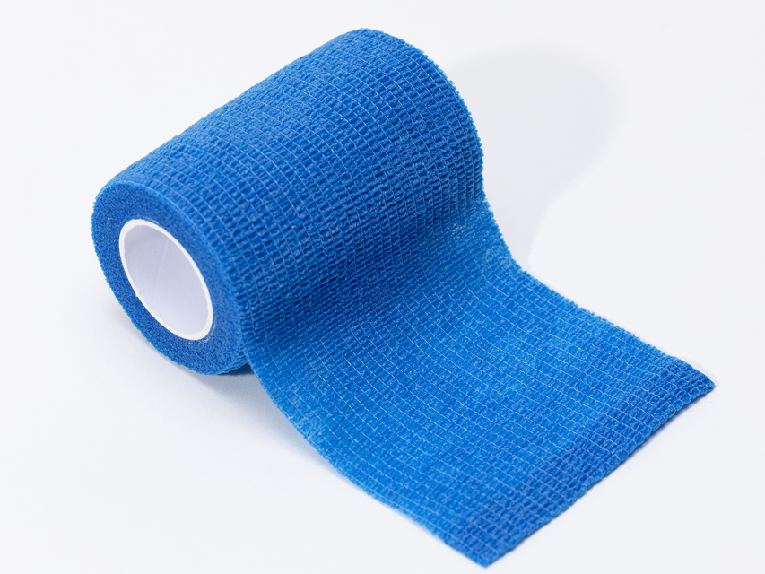 [34734] TNT COESIVE ELASTIC BANDAGE 4,5 m x 7,5 cm - blue