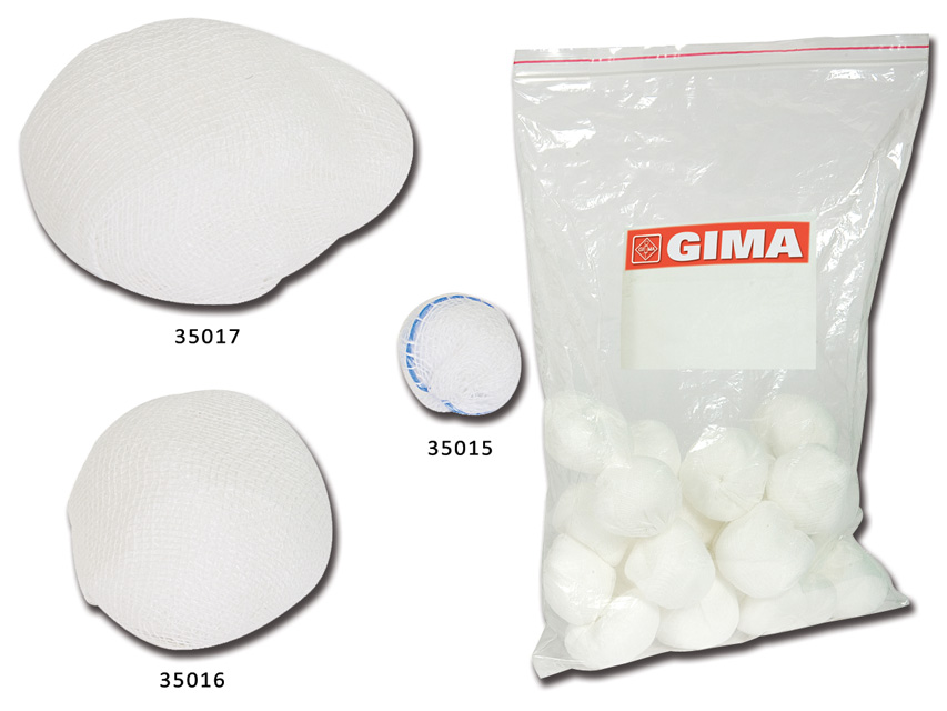 [35015] COTTON GARZA PADS - diameter 15 mm