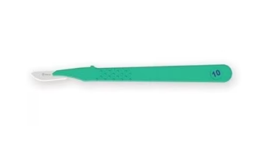 [DMM04229] Disposable scalpel fig.10 with safety system