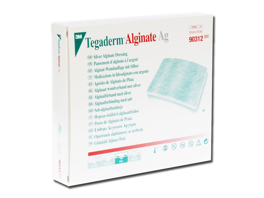 [34965] TEGADERM 3M ALGINATE AG silver 10x10 cm