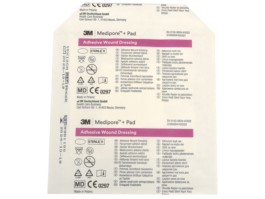 [34937] MEDIPORE 3M + PAD 10 x 10 cm