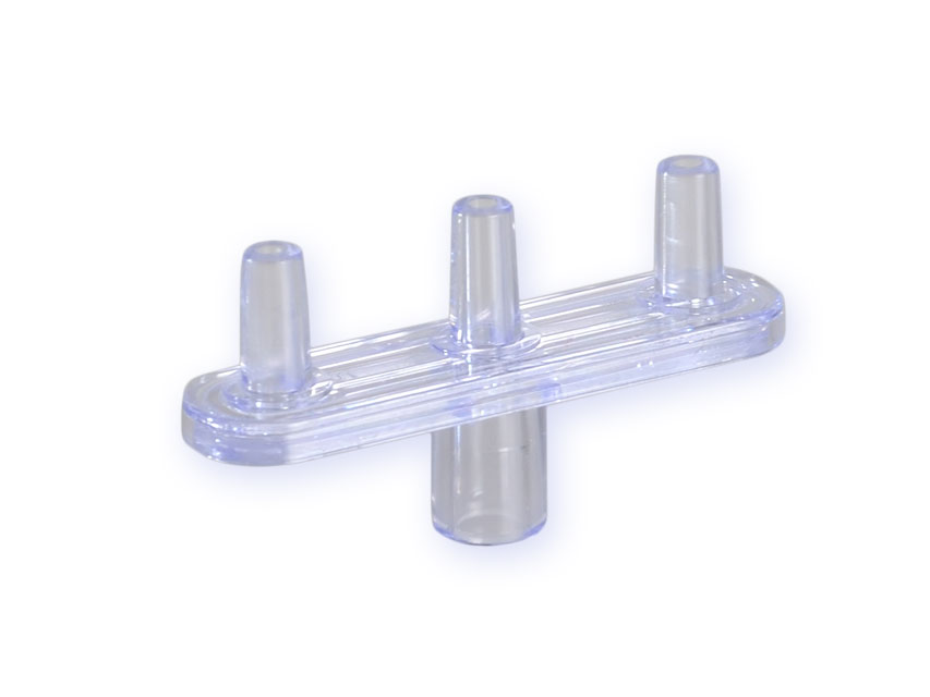 [23700] MULTI-INJECTION CONNECTOR - straight - 3 channels