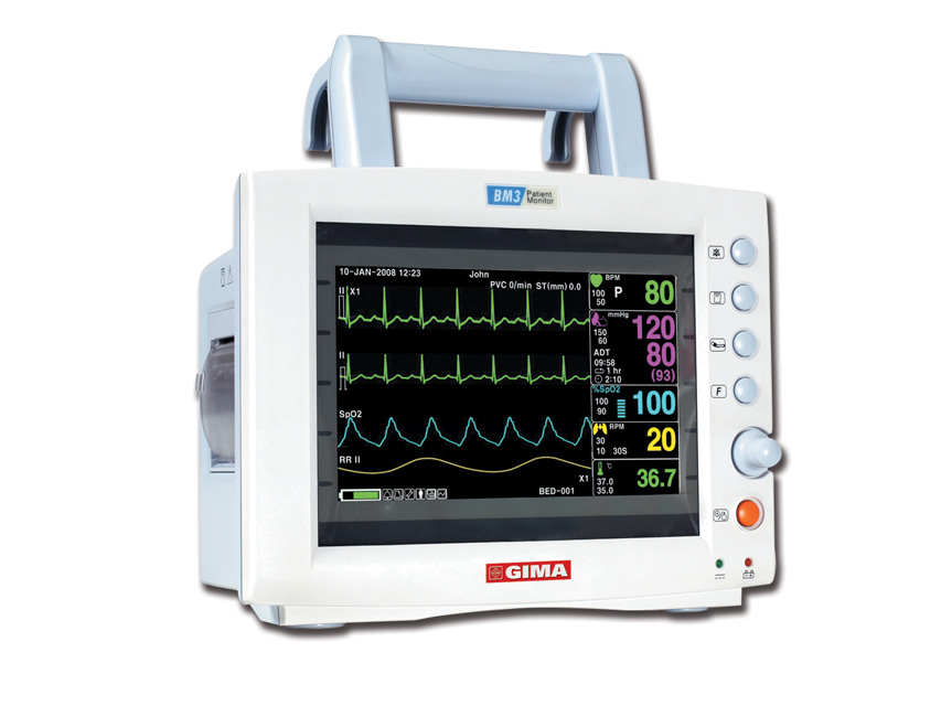 [33718] GIMA BM3 MONITOR - SpO2+ECG+NIBP+TEMP+RESP