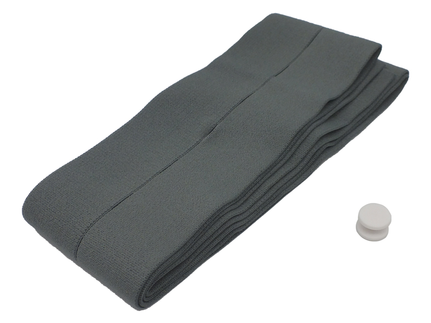[29545] REUSABLE FETAL MONITOR BELTS 6x150 cm - grey
