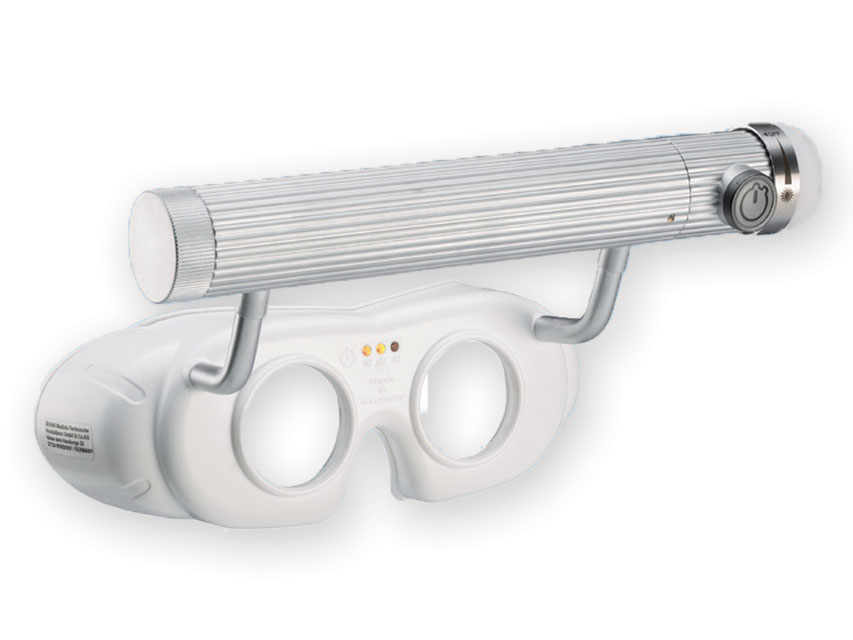 [31207] NISTAGMO LED BATTERY GOGGLES - white