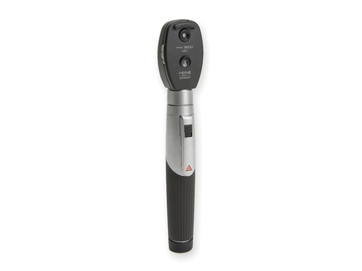 [31695] HEINE MINI 3000 LED ophthalmoscope rechargeable handle - black
