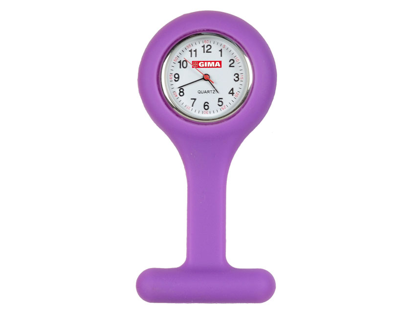 [20403] NURSING CLOCK - round - purple