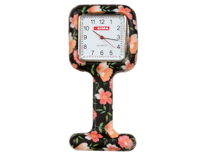 [20464] NURSING CLOCK - square - rose fantasy