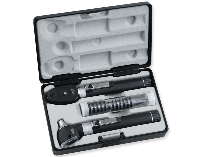 [31584] OTO-OFTALMOSCOPE SIGMA LED with 2 rechargeable handles, in hard case