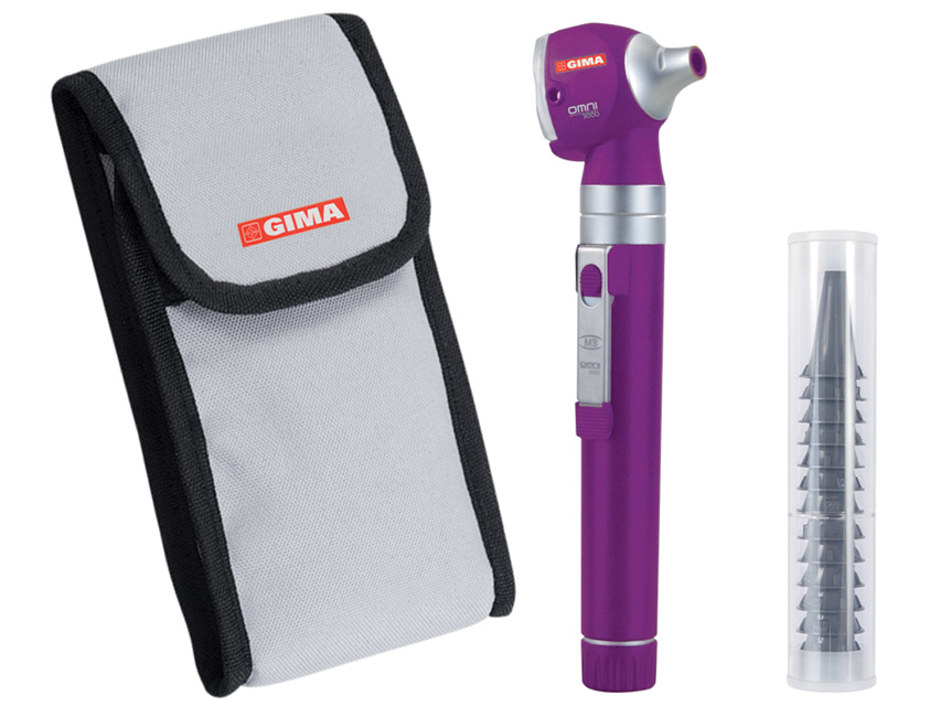 [31511] OTOSCOPE F.O. SIGMA-2,5V-xenon/halogen-in bag - violet