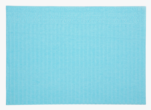 [MGI01175] Light blue cellulose+polythene napkins 33x45cm Perfecto
