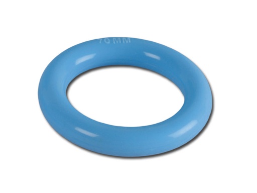 [29905] UTERINE SILICONE BLUE PESSARY diam. 70 mm - sterile