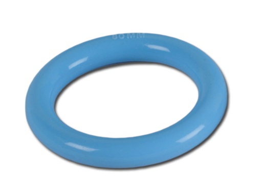 [29907] UTERINE SILICONE BLUE PESSARY diam. 80 mm - sterile