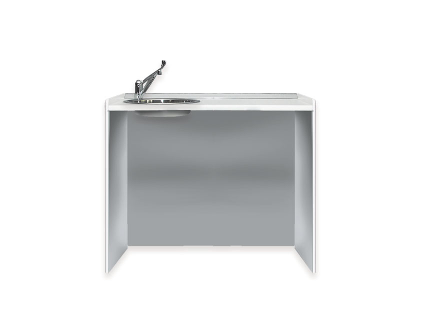 [45421] WORKTOP 106 cm - sink on left