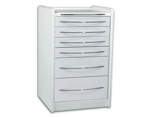 [45442] GE419 FURNITURE CABINET 6 drawers 49 cm - white