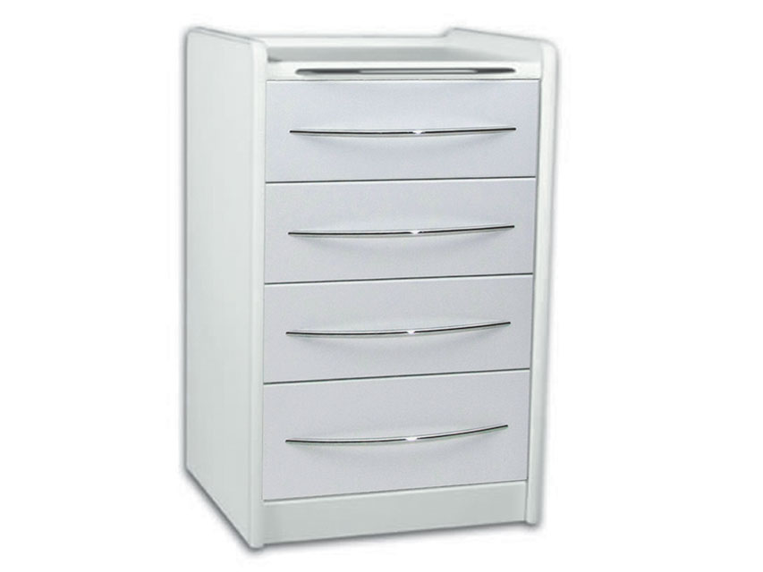 [45441] GE416 FURNITURE CABINET 4 drawers 49 cm - white