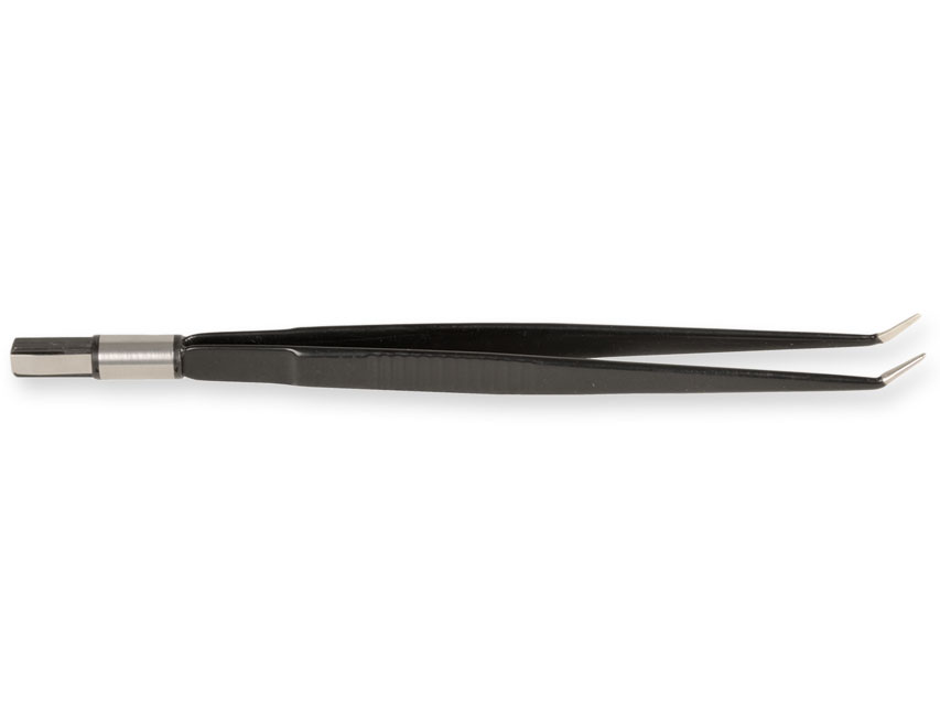 [30465] NON-STICK RIGHT PLIERS - 20 cm - angled tips 1 mm