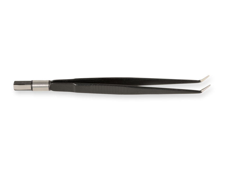 [30464] NON STICK" RECTOR PLIERS - 18 cm - angled tips 1 mm