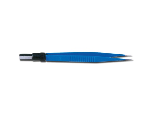 [GM-30477] RECT BIPOLAR PLIERS 15 cm - straight tips 0.5 mm