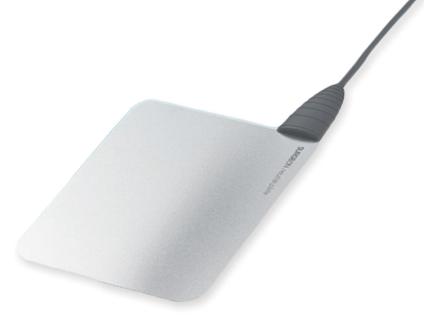 [30564] SURGEON NEUTRAL PLATE 16x12 cm with cable