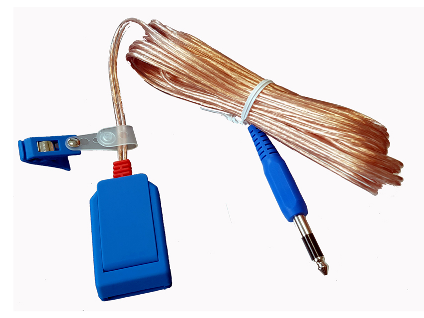 [30546] PLUG CABLE (30490-30495) - connector 6.3 mm with spacer - 5 m